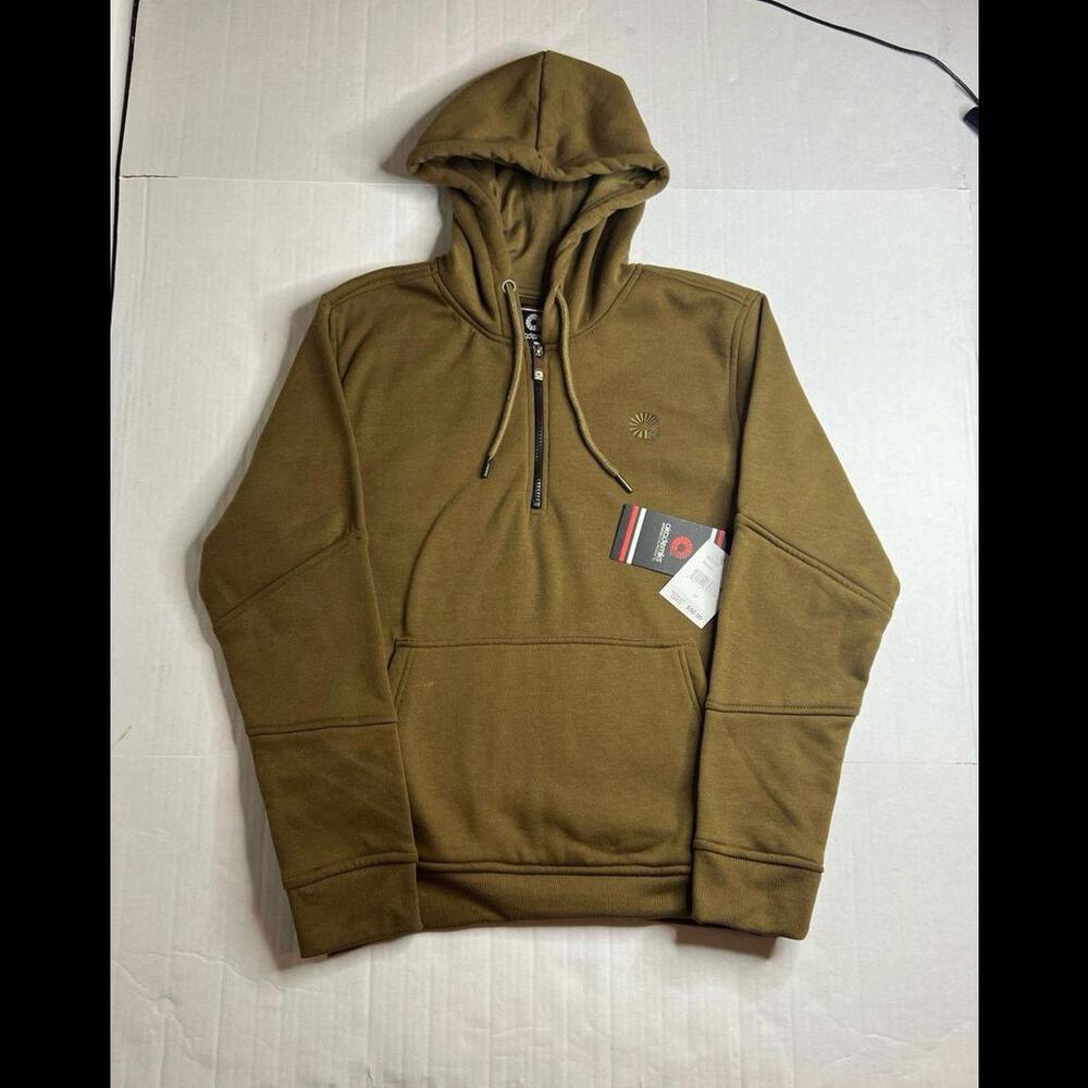Akademiks Brown Zip-Up Sweatshirt -‎ Size Medium
